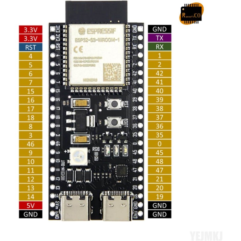 ESP32-S3 WROOM-1 N16N8 DevKit (Type-C)